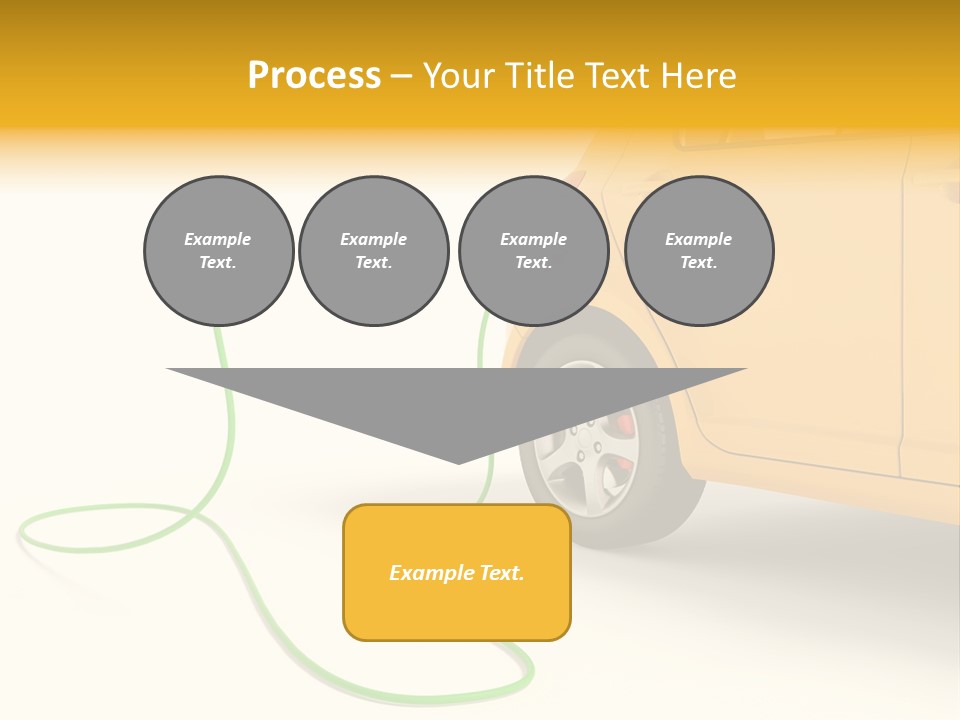 Hybrid Vehicle Socket PowerPoint Template