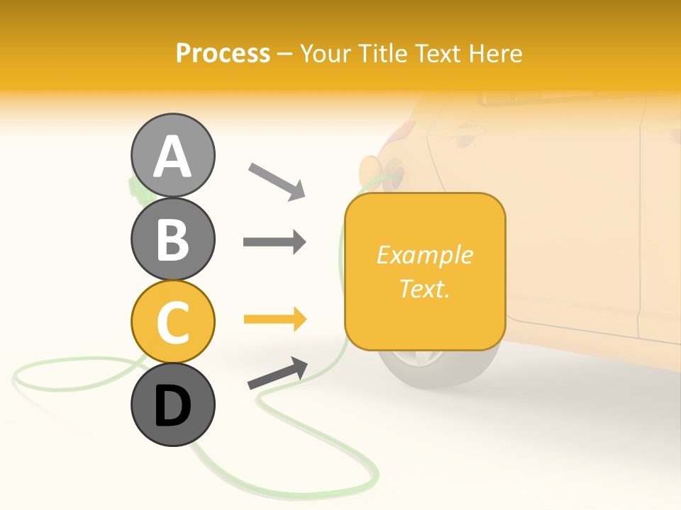 Hybrid Vehicle Socket PowerPoint Template