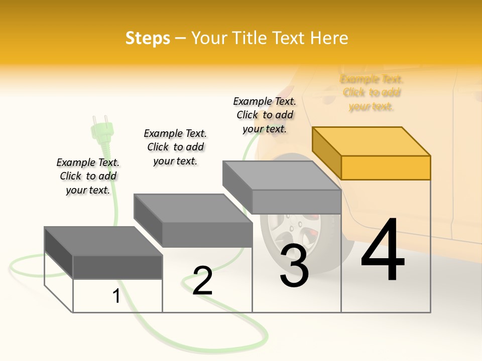 Hybrid Vehicle Socket PowerPoint Template