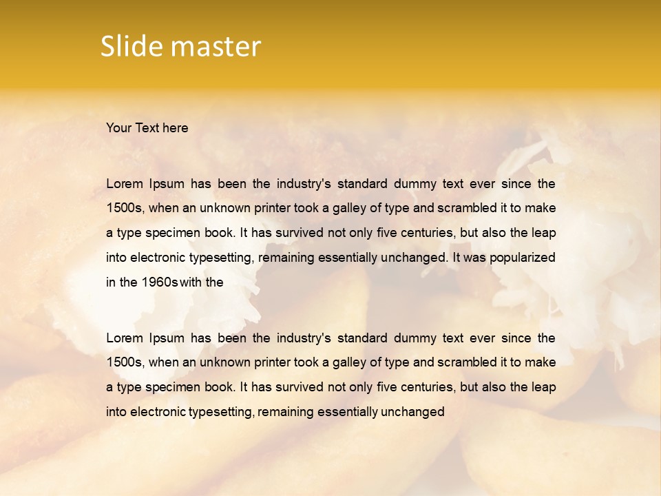Batter Oil Dinner PowerPoint Template