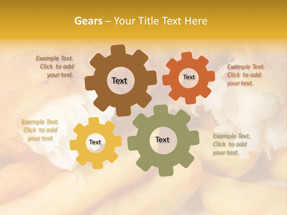 Batter Oil Dinner PowerPoint Template