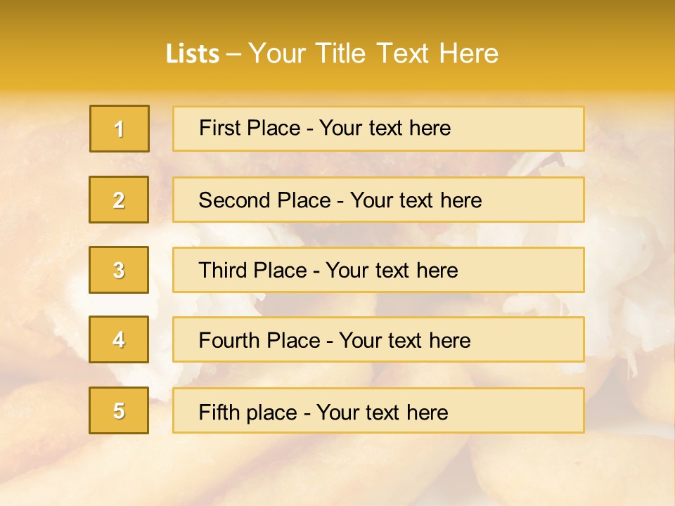 Batter Oil Dinner PowerPoint Template