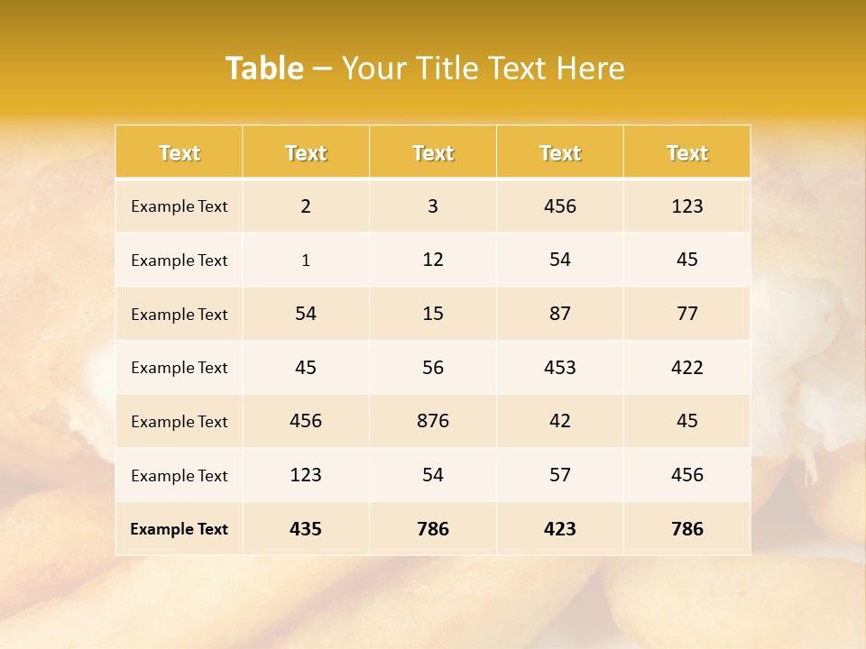Batter Oil Dinner PowerPoint Template