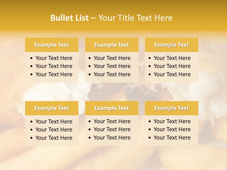 Batter Oil Dinner PowerPoint Template