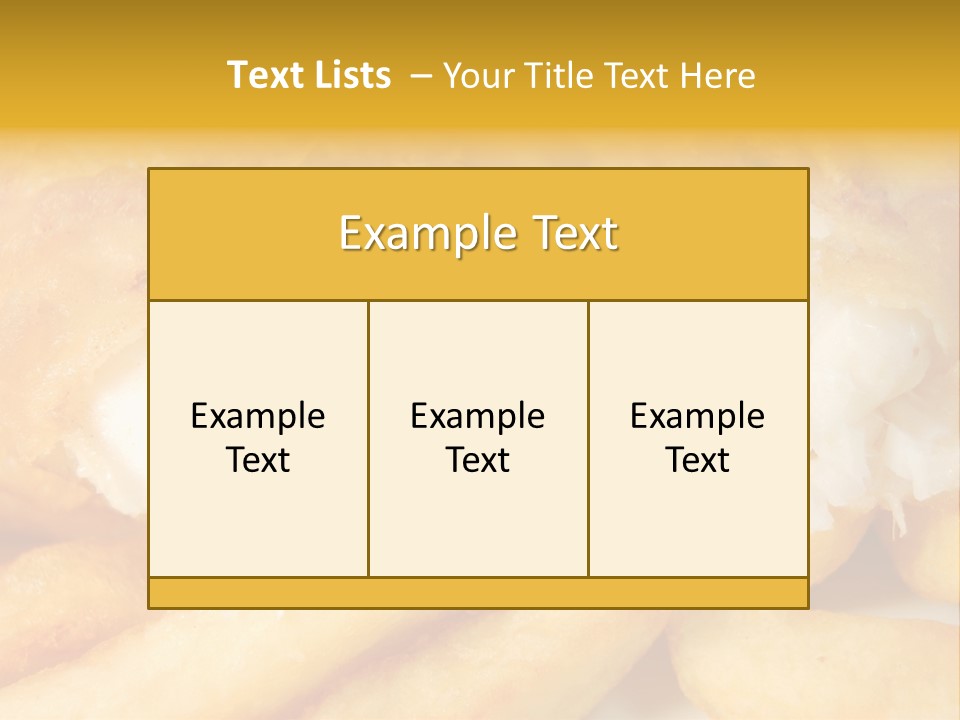 Batter Oil Dinner PowerPoint Template