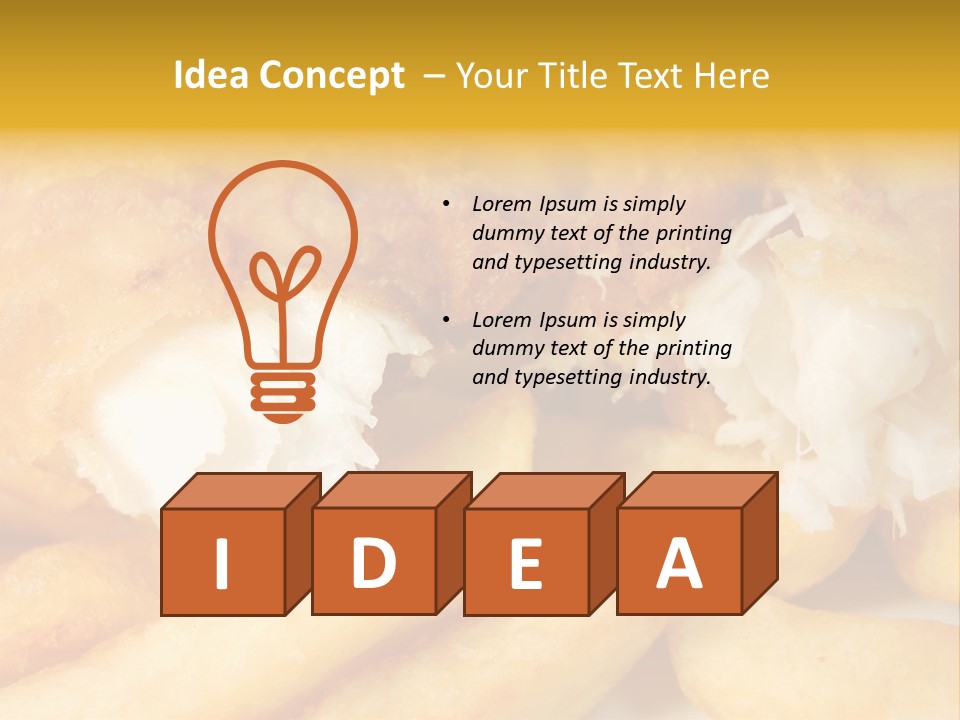 Batter Oil Dinner PowerPoint Template