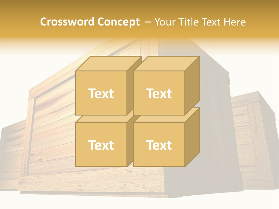 Crate Timber Textured PowerPoint Template