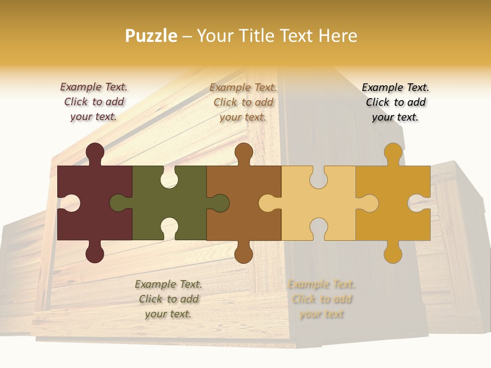 Crate Timber Textured PowerPoint Template