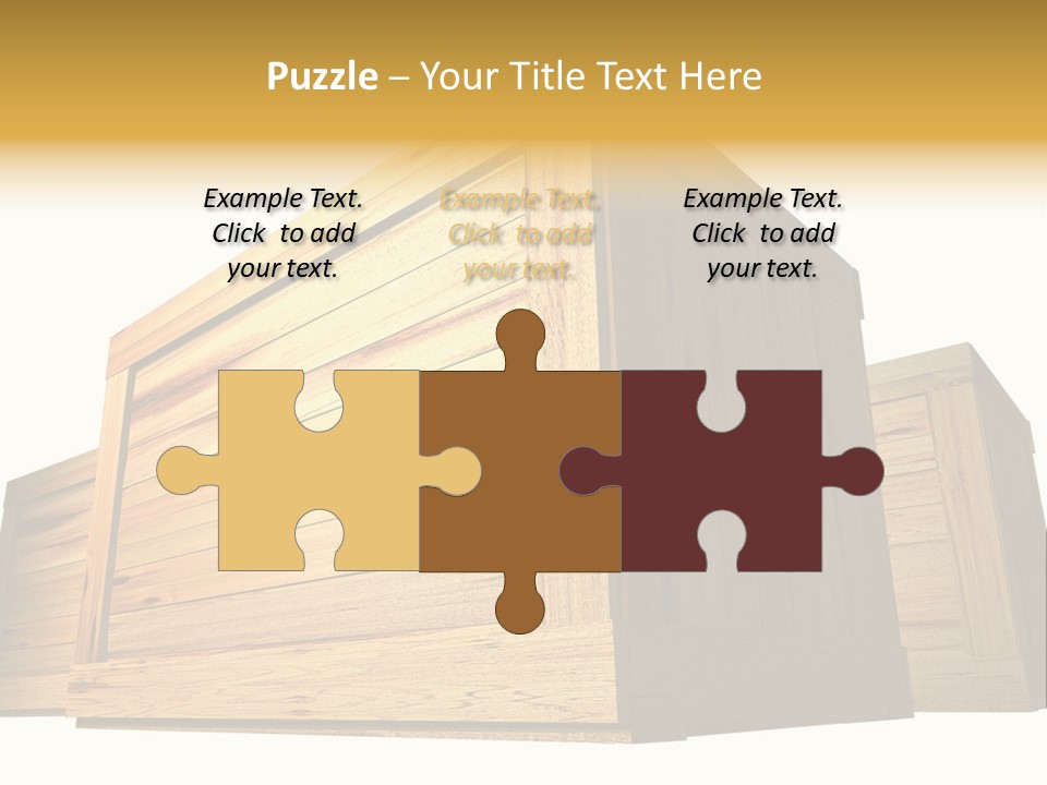 Crate Timber Textured PowerPoint Template