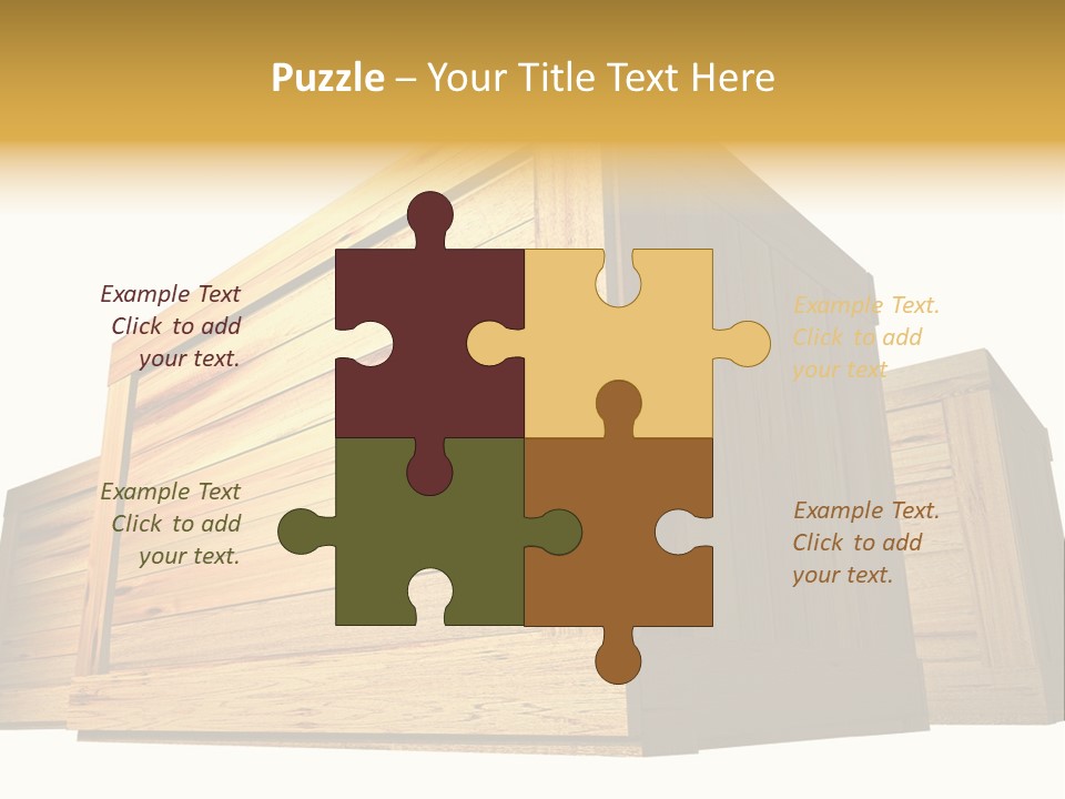 Crate Timber Textured PowerPoint Template
