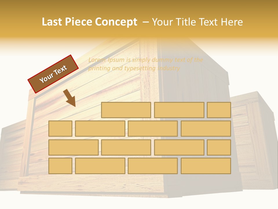 Crate Timber Textured PowerPoint Template