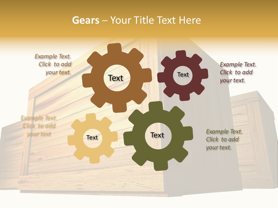 Crate Timber Textured PowerPoint Template