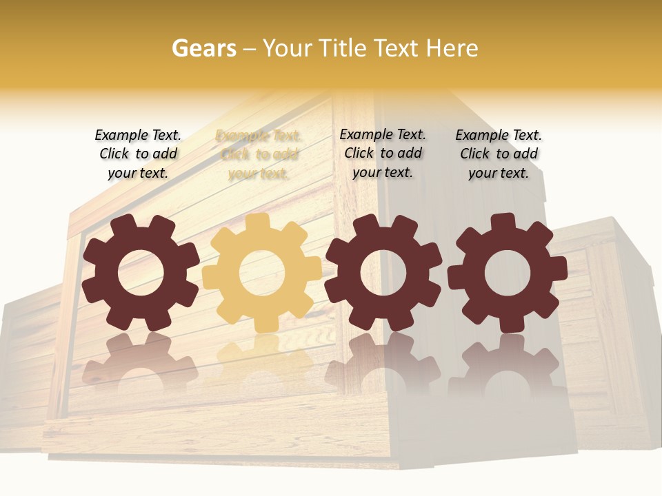 Crate Timber Textured PowerPoint Template