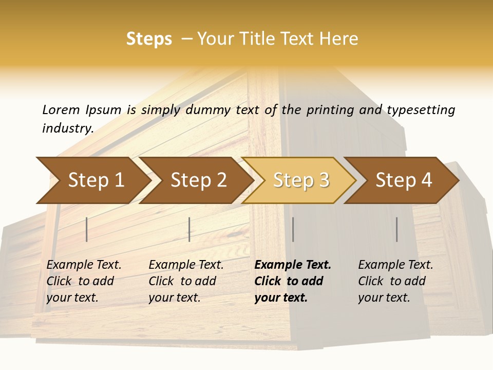 Crate Timber Textured PowerPoint Template