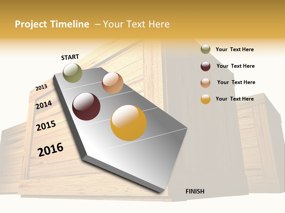 Crate Timber Textured PowerPoint Template