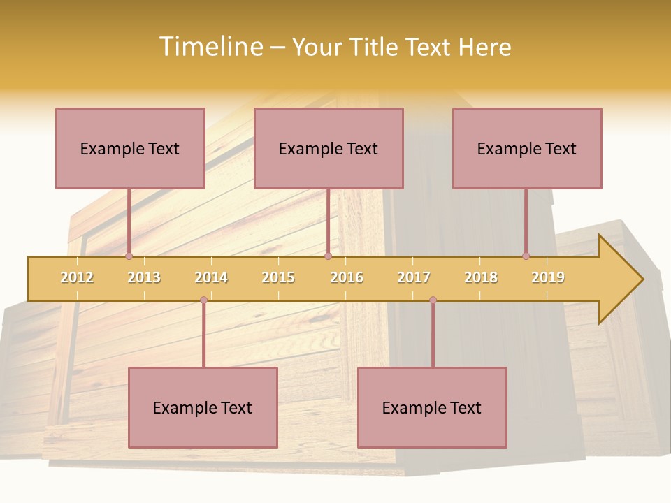 Crate Timber Textured PowerPoint Template
