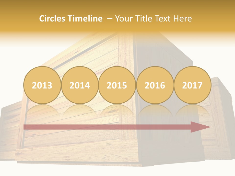 Crate Timber Textured PowerPoint Template