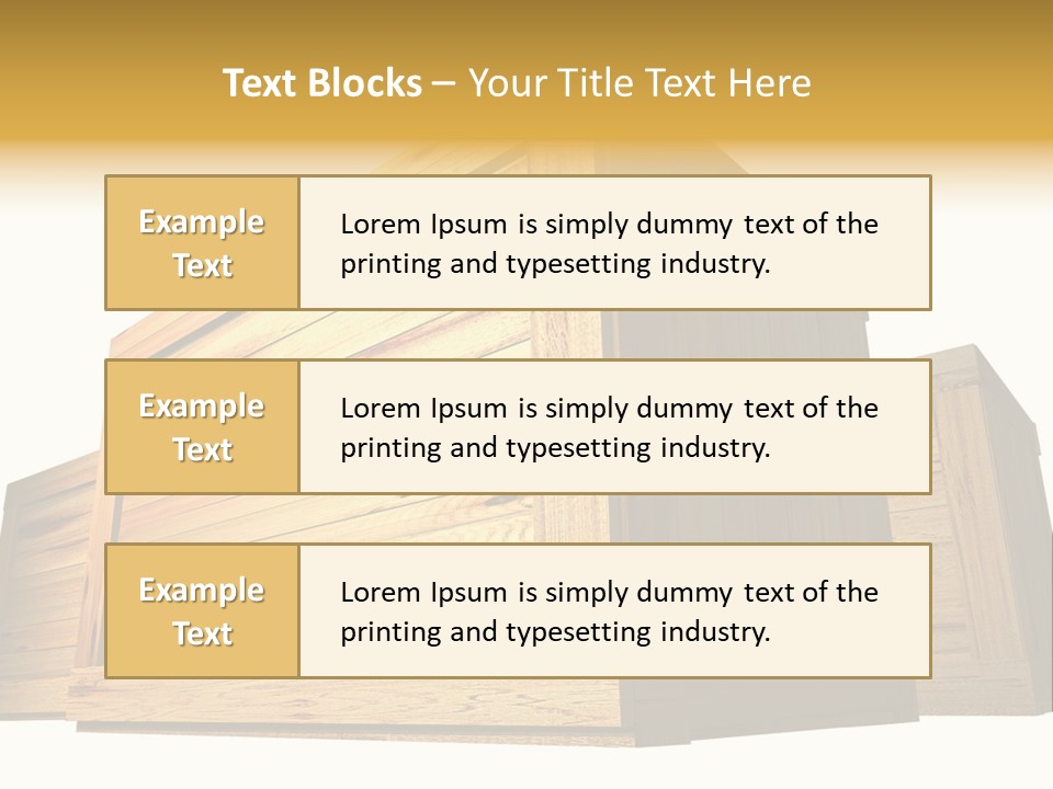 Crate Timber Textured PowerPoint Template