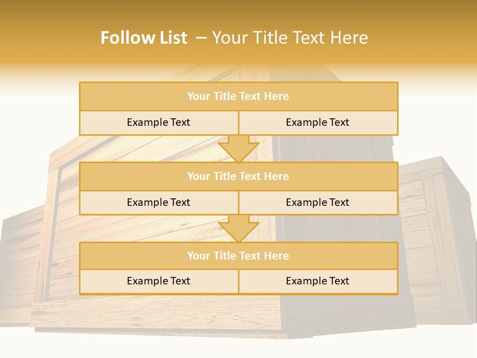 Crate Timber Textured PowerPoint Template