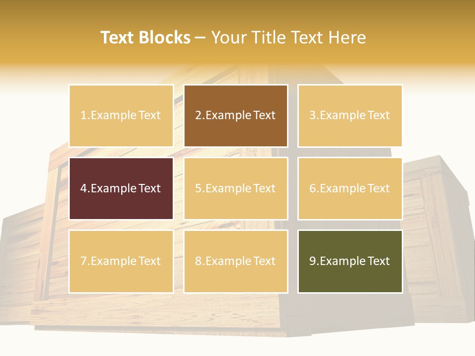 Crate Timber Textured PowerPoint Template