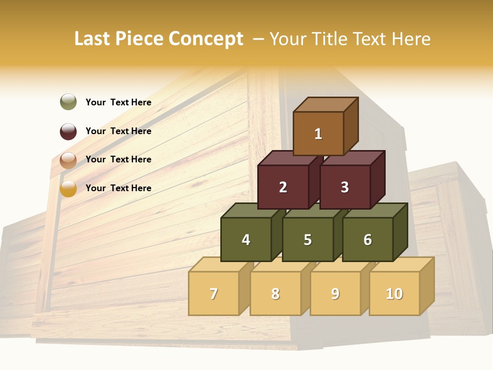 Crate Timber Textured PowerPoint Template