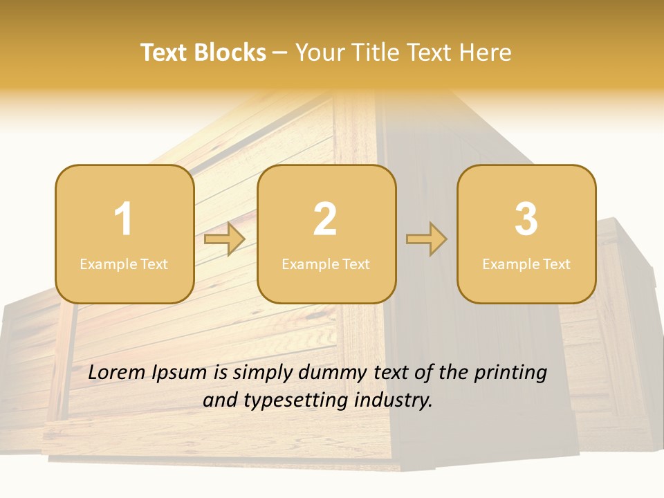 Crate Timber Textured PowerPoint Template