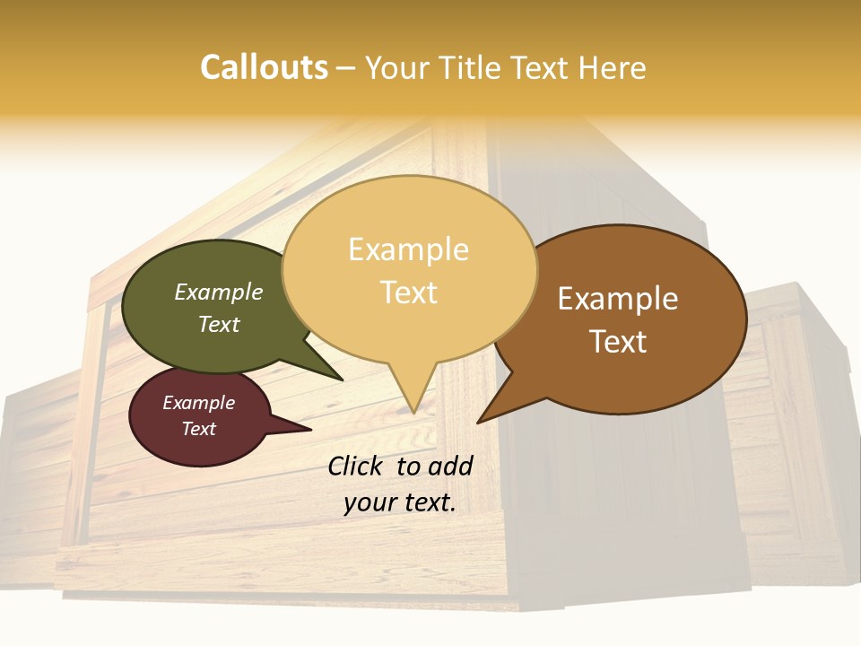 Crate Timber Textured PowerPoint Template