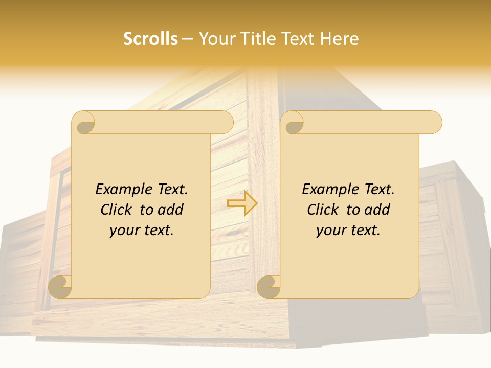 Crate Timber Textured PowerPoint Template