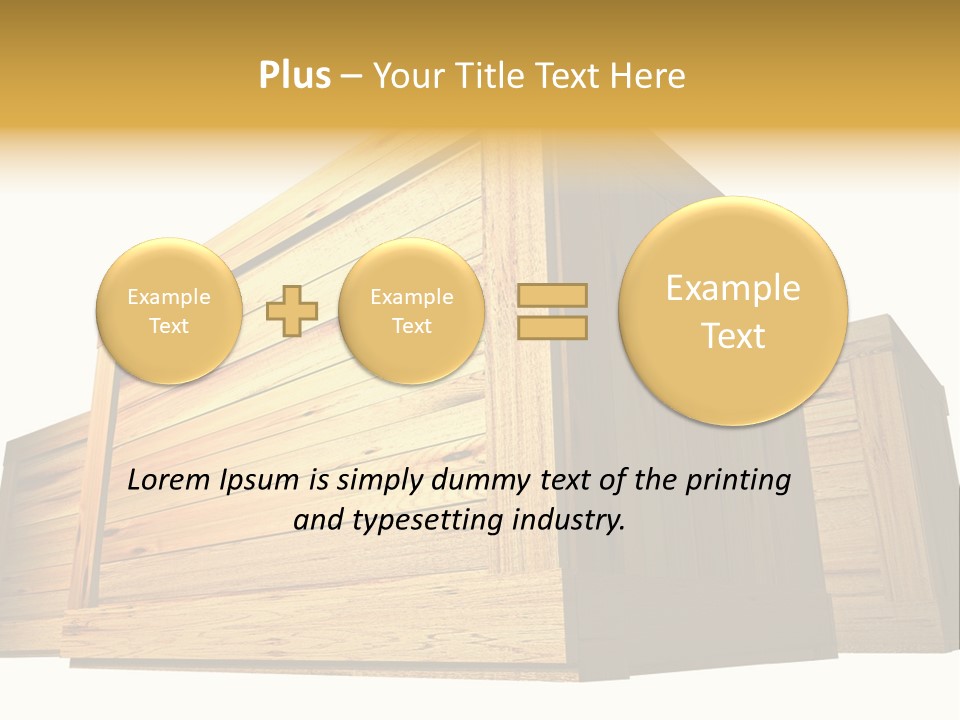 Crate Timber Textured PowerPoint Template