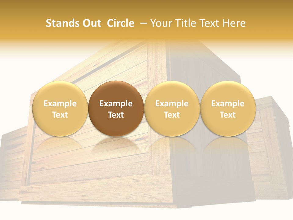 Crate Timber Textured PowerPoint Template