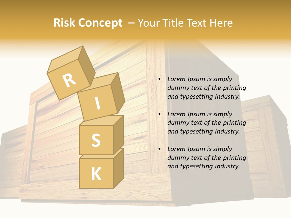 Crate Timber Textured PowerPoint Template