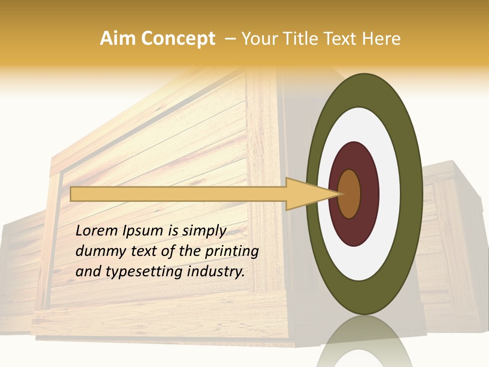 Crate Timber Textured PowerPoint Template