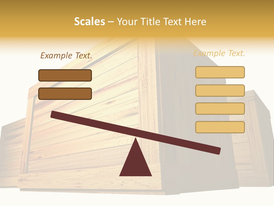 Crate Timber Textured PowerPoint Template