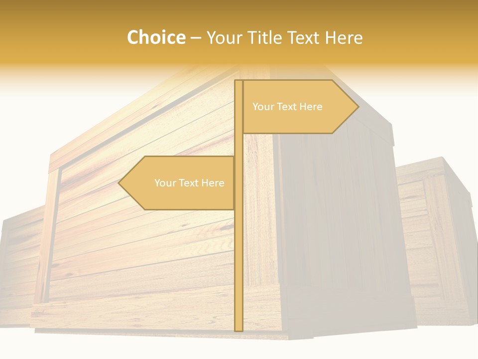 Crate Timber Textured PowerPoint Template