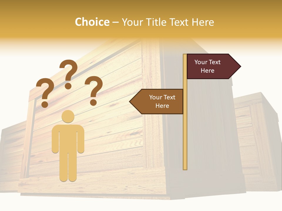 Crate Timber Textured PowerPoint Template