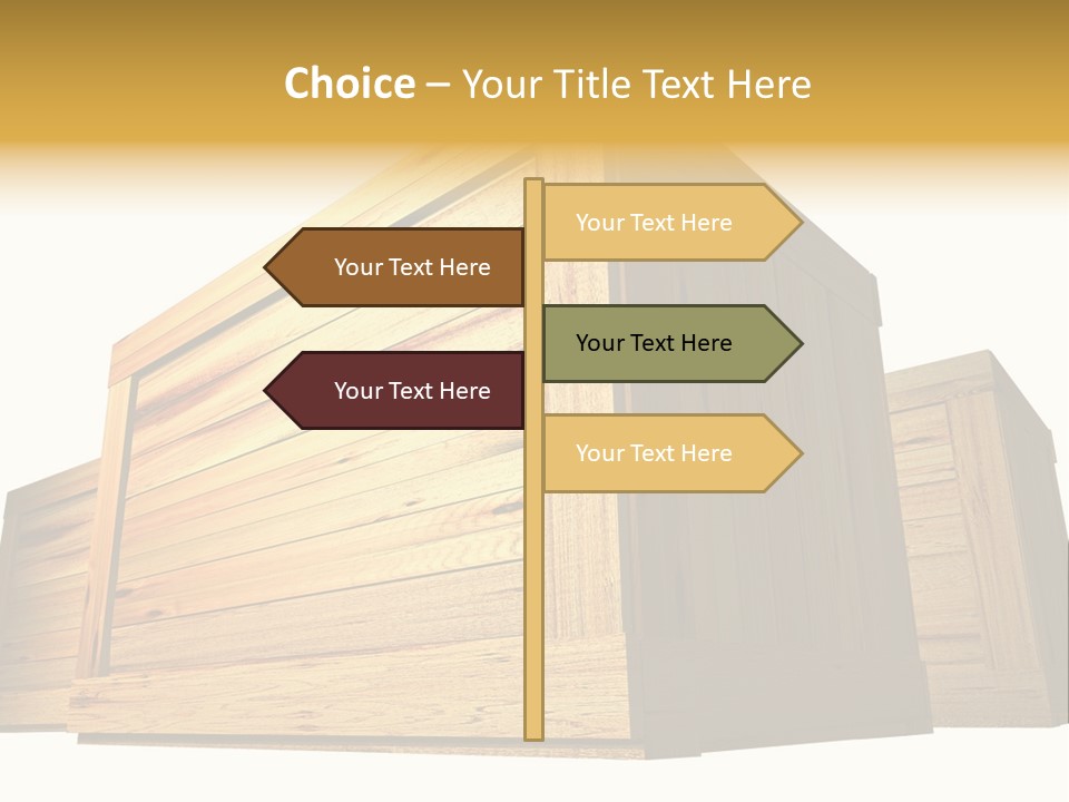 Crate Timber Textured PowerPoint Template