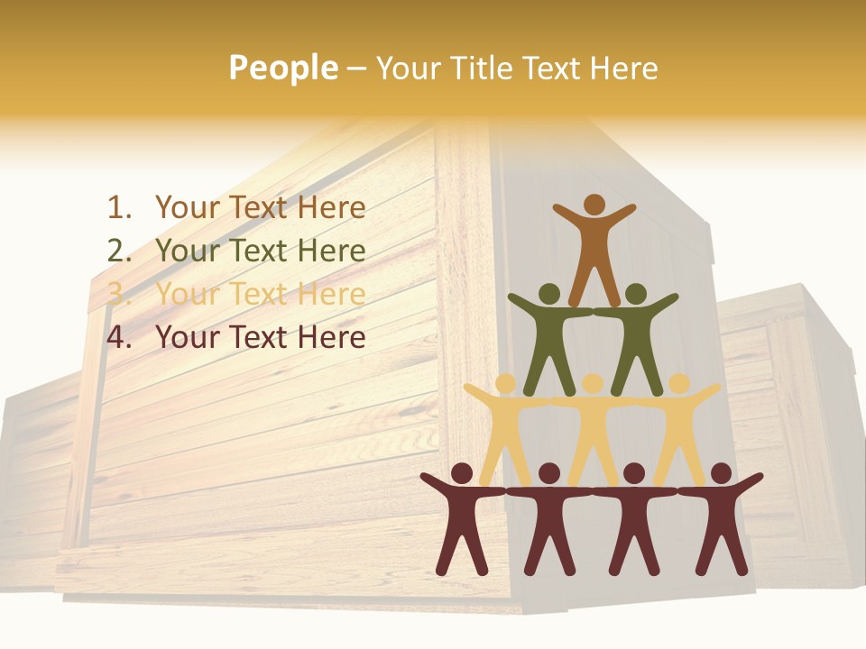 Crate Timber Textured PowerPoint Template