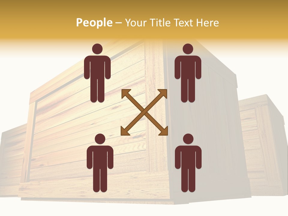 Crate Timber Textured PowerPoint Template