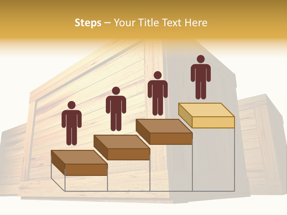 Crate Timber Textured PowerPoint Template