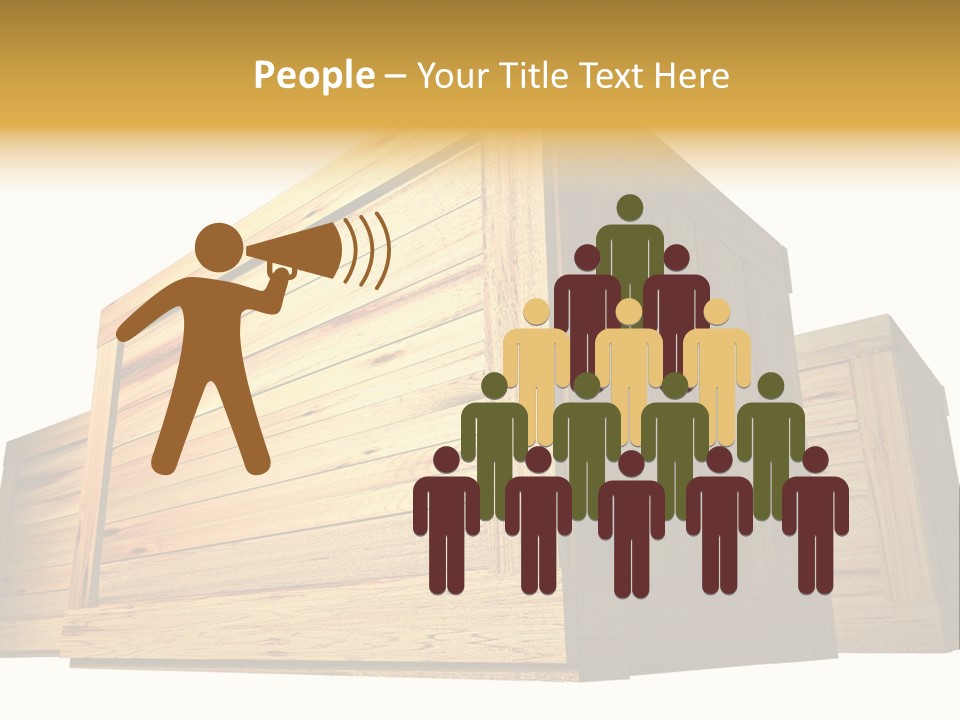 Crate Timber Textured PowerPoint Template