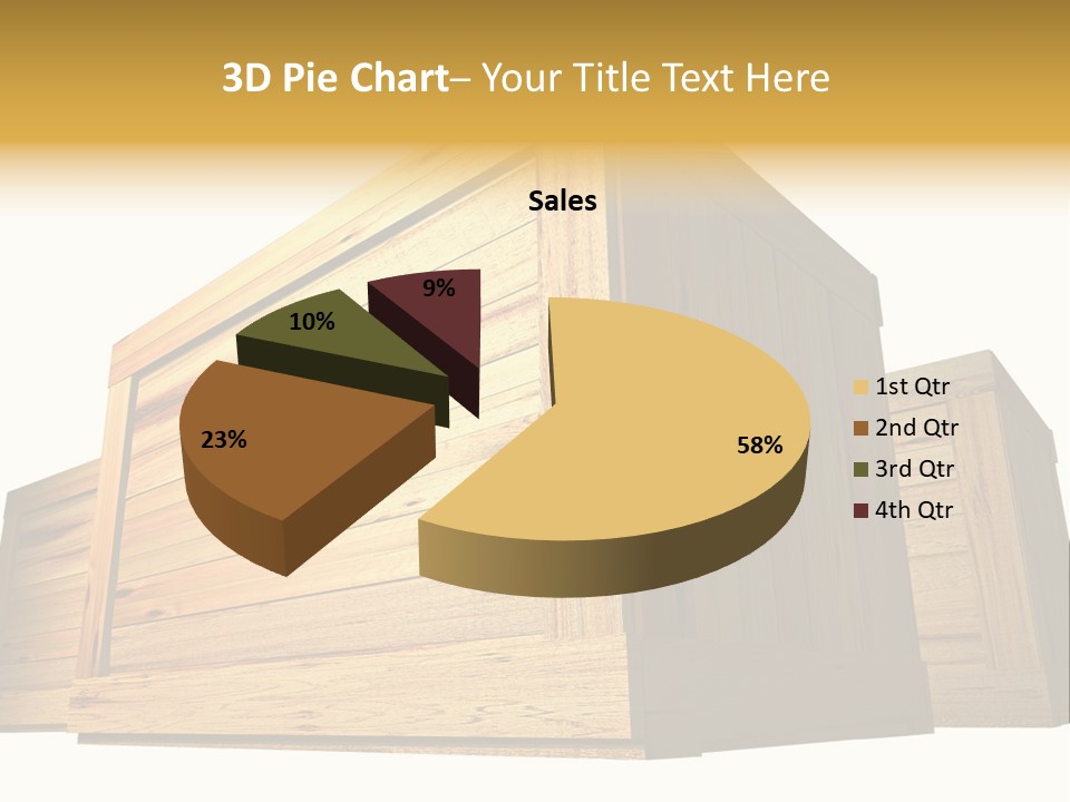Crate Timber Textured PowerPoint Template