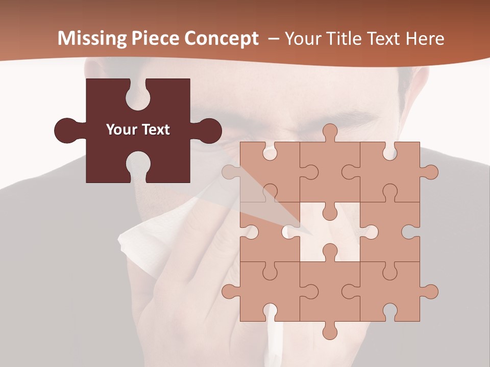 Business Table Businesswoman PowerPoint Template