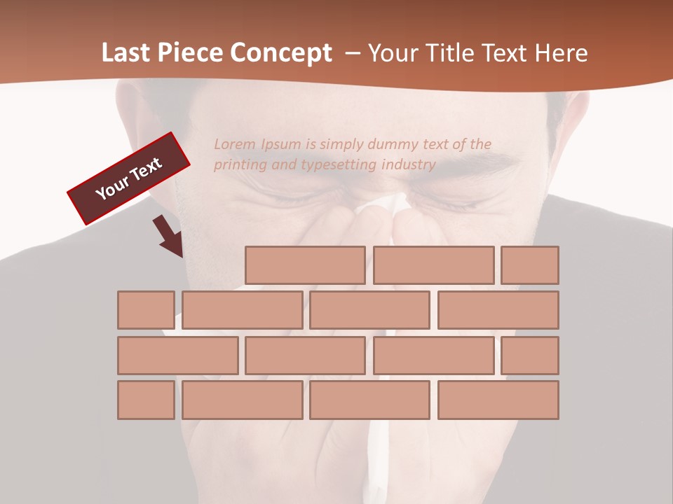 Business Table Businesswoman PowerPoint Template