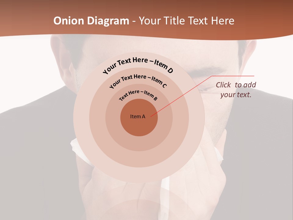 Business Table Businesswoman PowerPoint Template