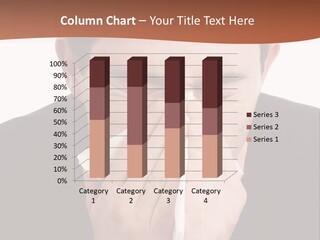 Business Table Businesswoman PowerPoint Template