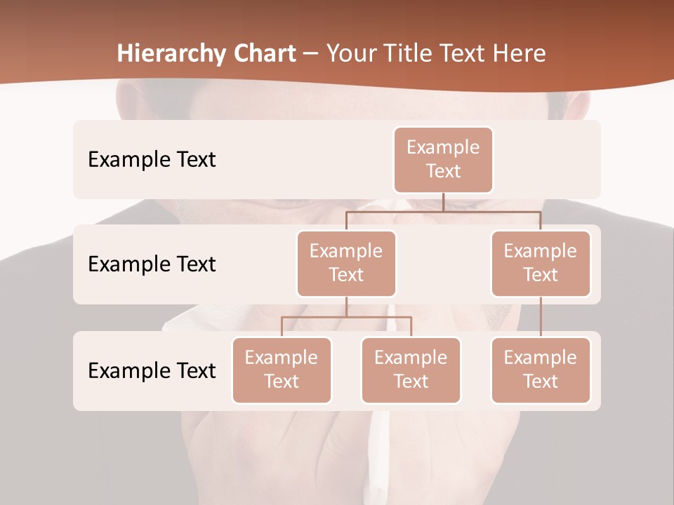 Business Table Businesswoman PowerPoint Template