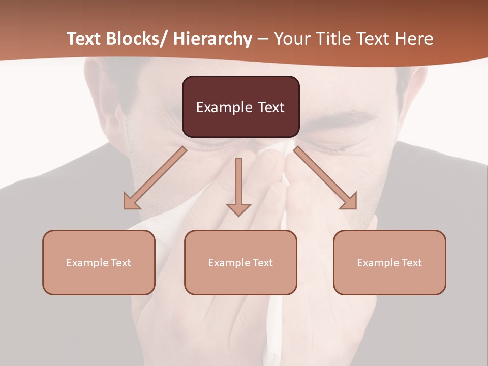 Business Table Businesswoman PowerPoint Template