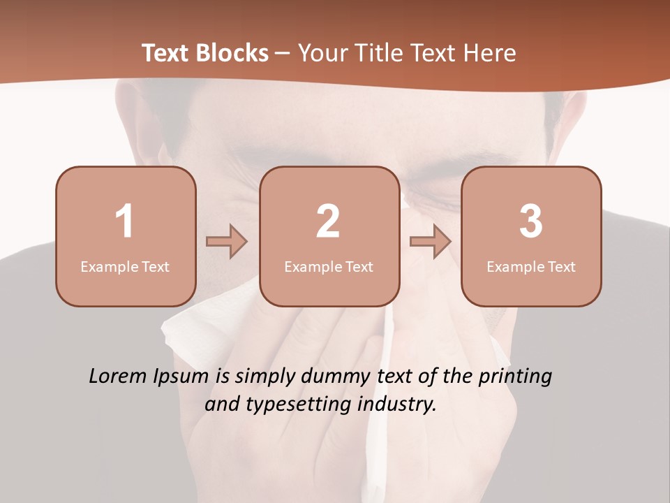 Business Table Businesswoman PowerPoint Template