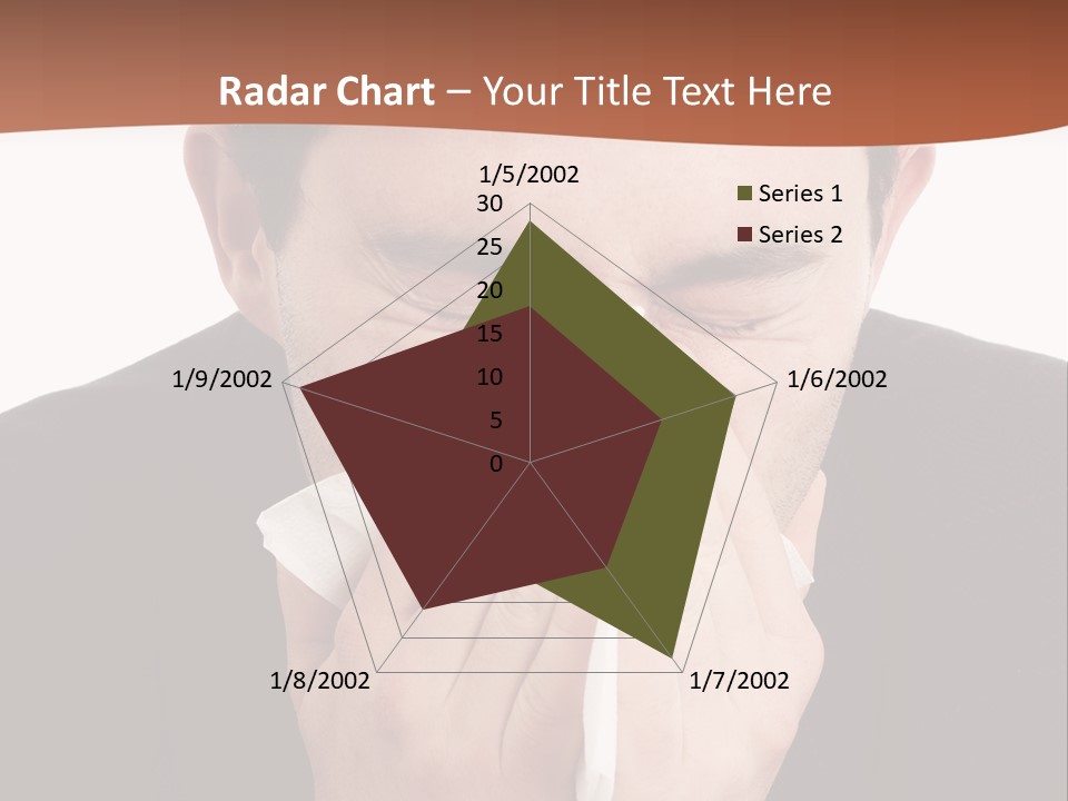 Business Table Businesswoman PowerPoint Template