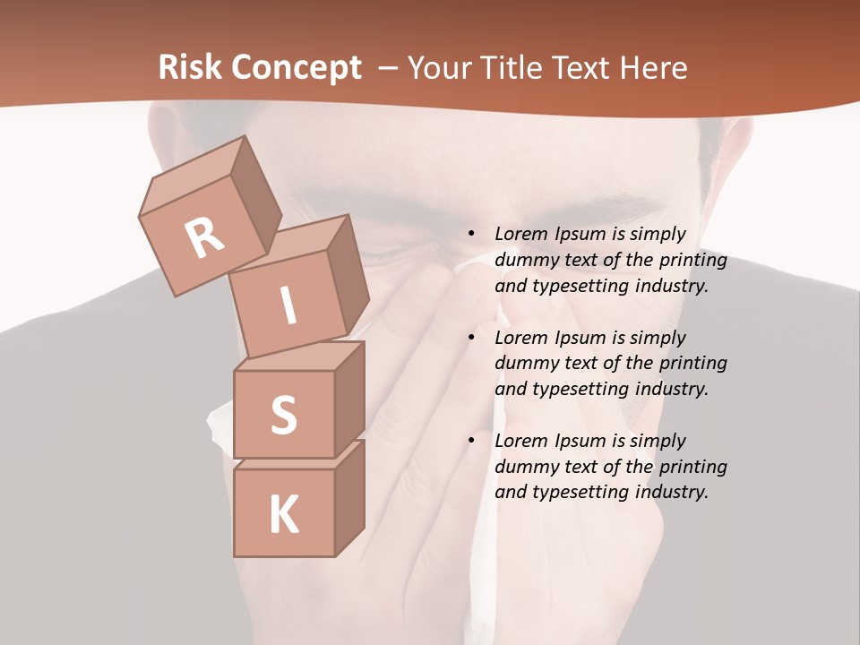 Business Table Businesswoman PowerPoint Template